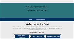 Desktop Screenshot of drpaulthedentist.com
